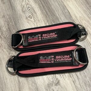 Cable machine ankle straps